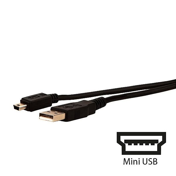 Cabo USB para Mini USB