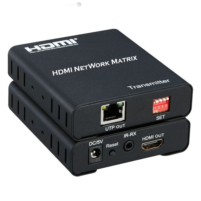 HDMI Extender Tx/rx - Extensor Via Cabo de Rede Até 120 Metros