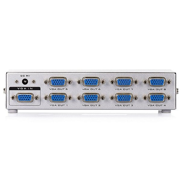 Distribuidor de Sinal VGA 1x8 Vídeo Splitter