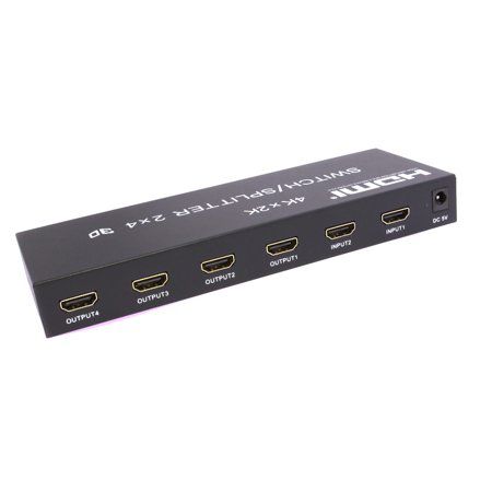 Switch/splitter Matrix 2x4 Hdmi 2.0 3d Full Hd 4k