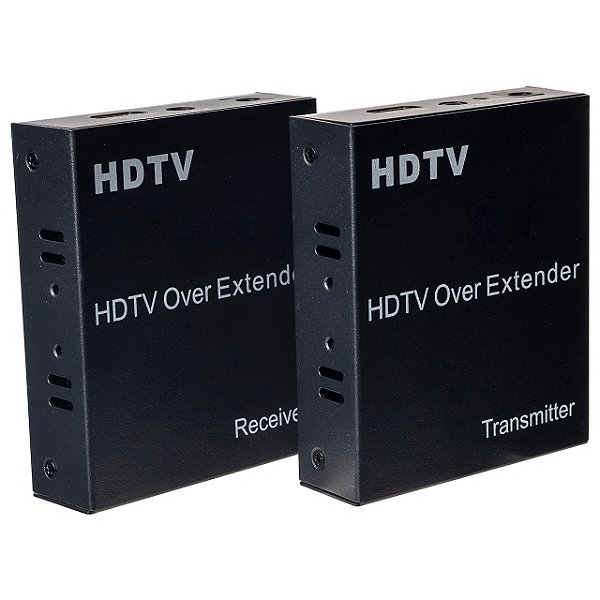 HDMI Extender Extensor via Cabo de Rede CAT5e-100m CAT6-120m