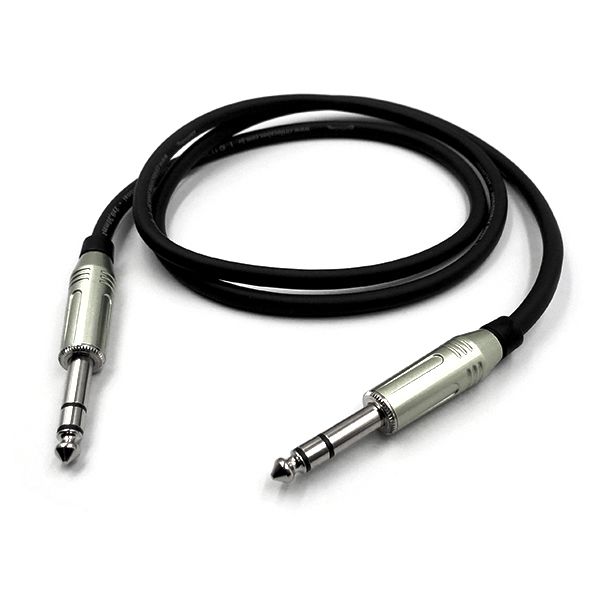 Cabo P10 Stereo Amphenol - 35 Metros - Preto