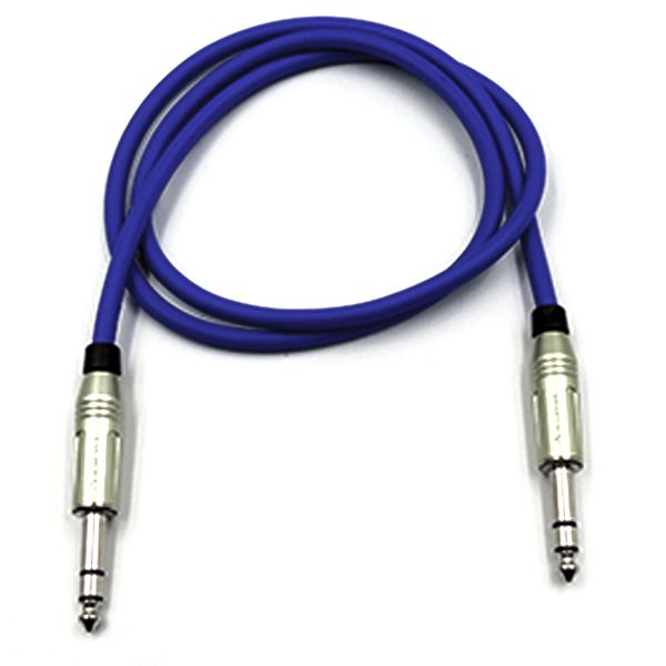 Cabo P10 Stereo Amphenol - 15 Metros - Azul