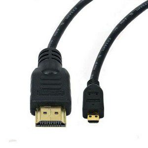 Cabo MICRO HDMI para HDMI 2.0 4k - 3 metros