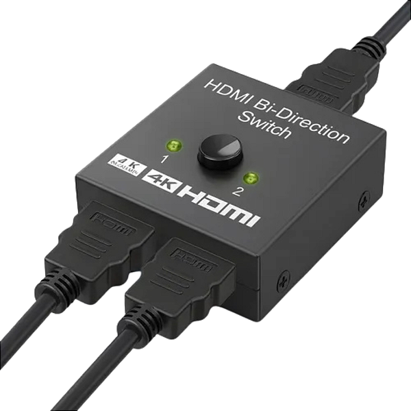 Chaveador Splitter Switch HDMI Bidirecional 4k 1x2/2x1