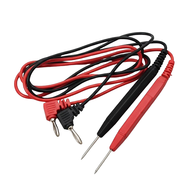 Cabo para multímetro 90° ponta grossa 90cm