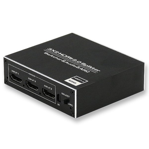 Matrix Splitter HDMI 4K - 3 Entradas e 2 Saídas