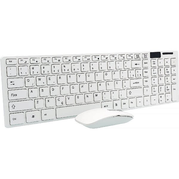 Kit teclado ultra fino + Mouse + Capa Protetora K-06 - Ion Cabos