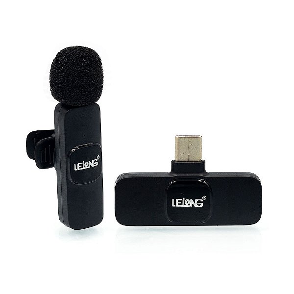 Microfone de Lapela Celulares USB-C LE-931 LeLong