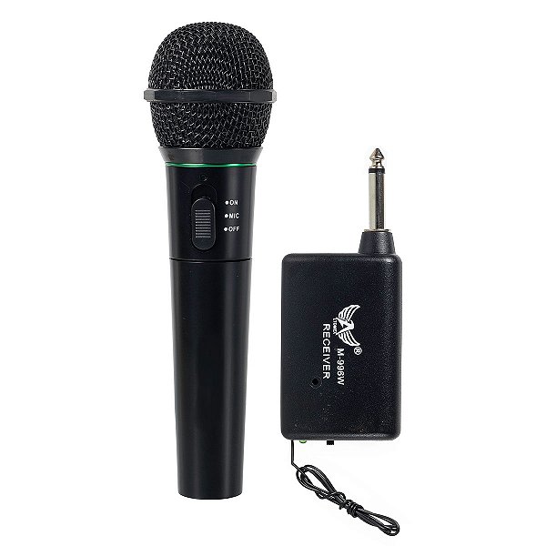 Microfone Sem Fio com Adaptador P10 M-996W