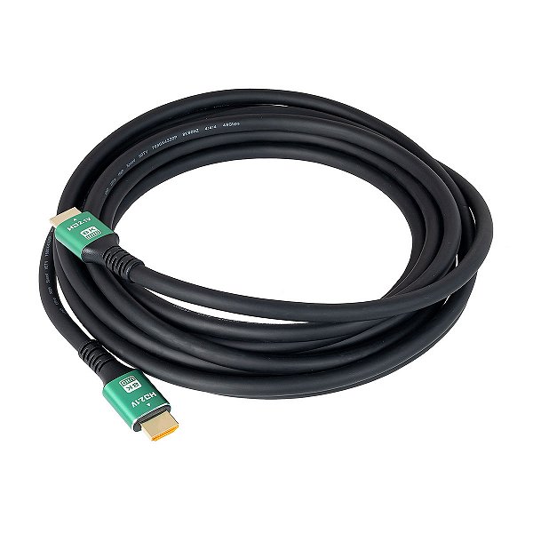 Cabo HDMI 8K 2.1, 3D, Ultra HDTV, HDR Dinâmico - 5 metros