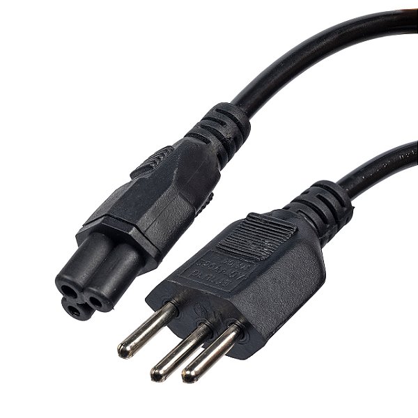 Cabo de Força Novo Padrão para Notebook - 1,5 metros