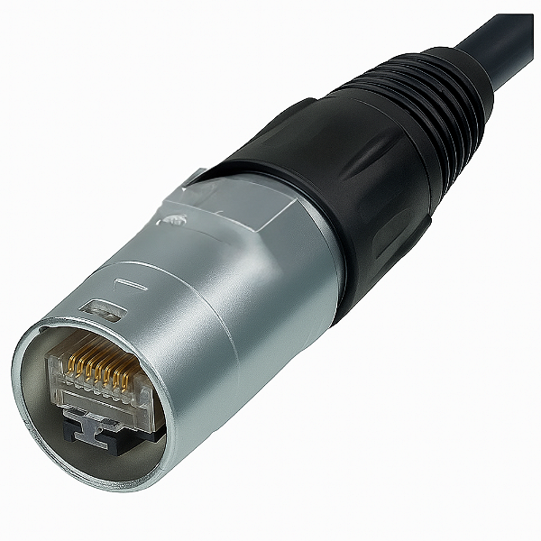 Conector Plug Ethercon RJ45 Macho Rede XLR Net