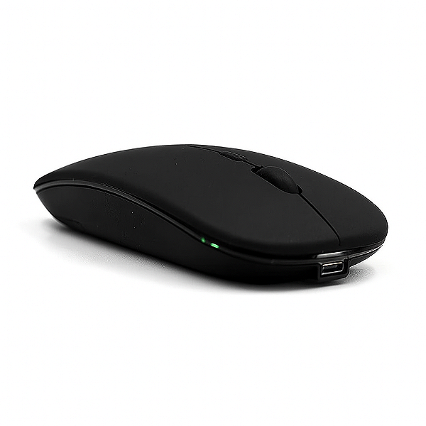 Mouse Luminoso Sem Fio E1200 HMaston - Preto
