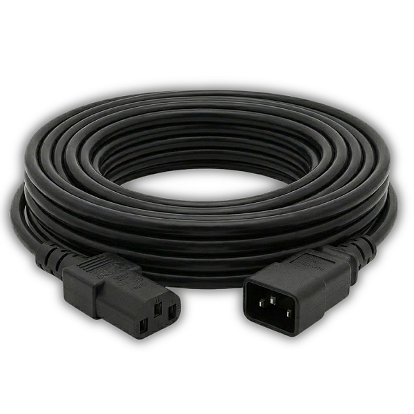 Cabo de Força C14 fêmea/10A para C20 macho/16A - 1,8mts