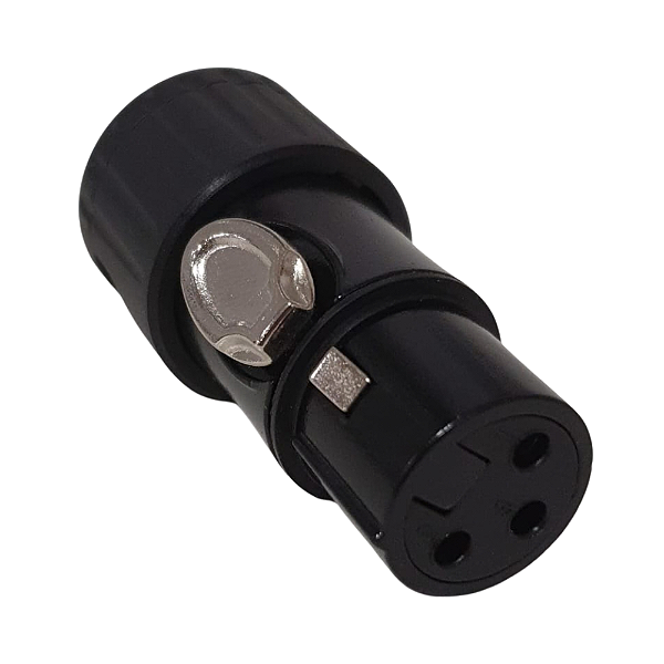 Conector XLR Fêmea Rotação