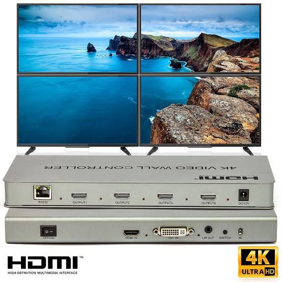 Controlador Video Wall 4K HDMI 2x2 RS232