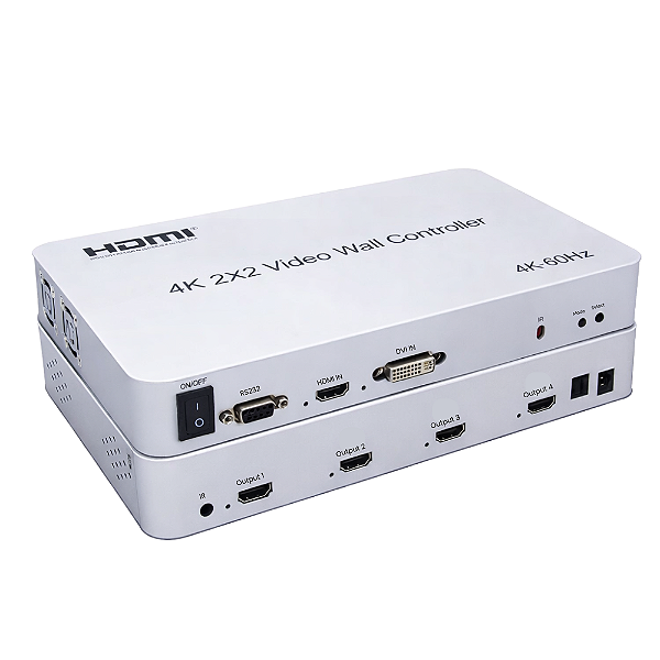 Controlador Video Wall 4K HDMI 2x2 RS232
