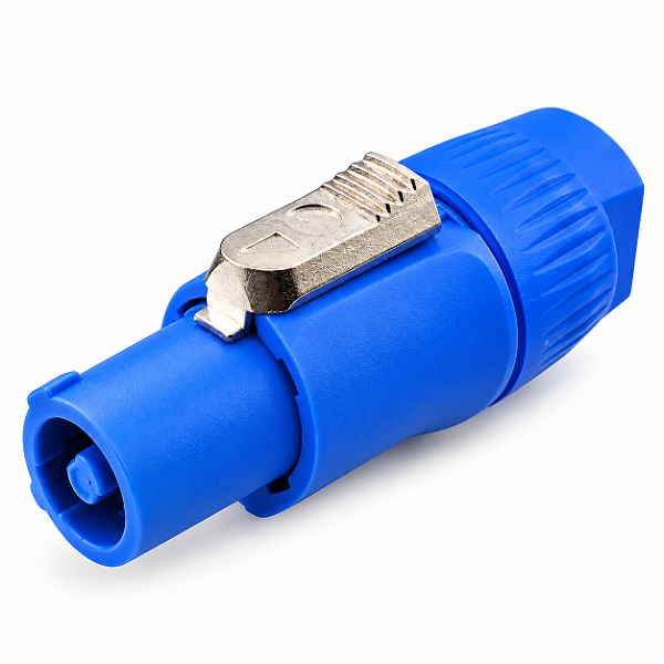 Conector Powercon Macho 20A - Azul