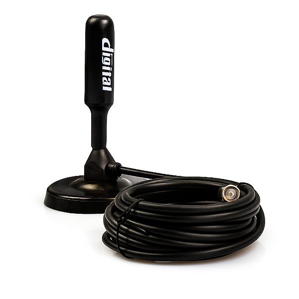 Antena TV Digital HD Interna Externa Tblack