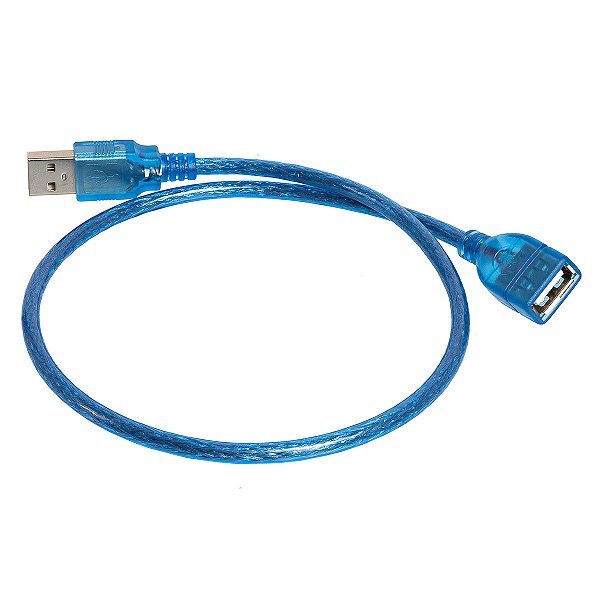 Cabo Extensor USB Hi-Speed 2.0 Blindado - 30 cm - Ion Cabos