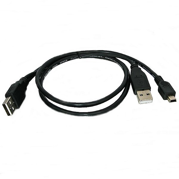 Cabo USB para USB Mini - 30cm