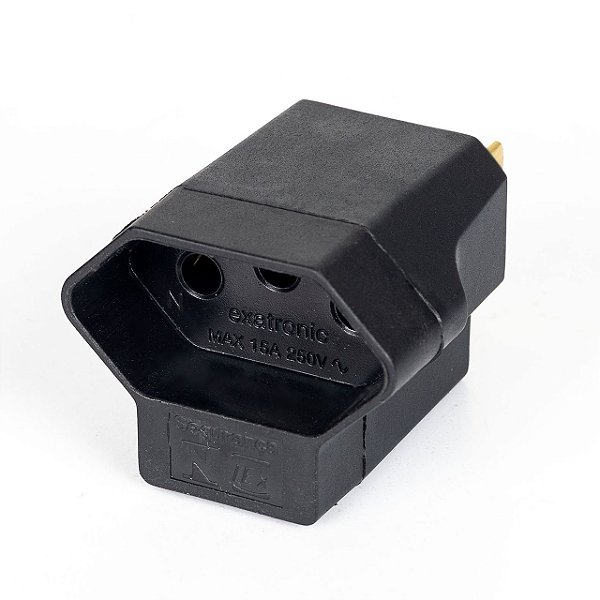 Adaptador de Tomada Padrão Antigo 15A
