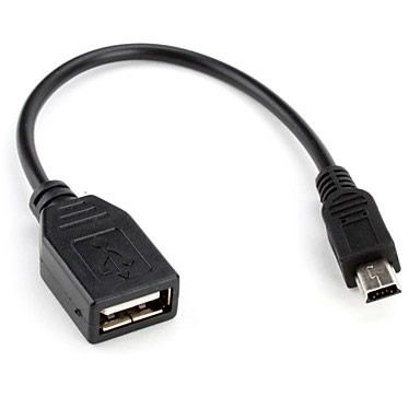 Adaptador USB para Mini USB Rabicho com 1,80 m