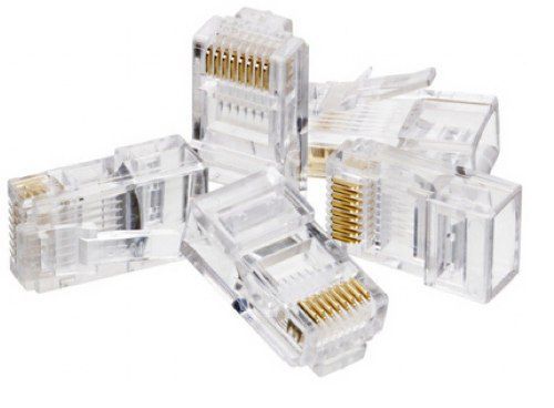 Pacote com 100 pçs Conector RJ45 Cat5E Furukawa Multilan