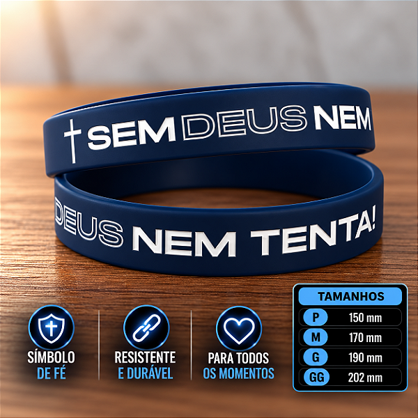 SEM DEUS NEM TENTA - Azul Marinho