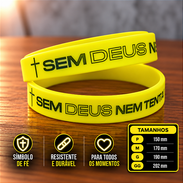 SEM DEUS NEM TENTA - AMARELA COM VERDE