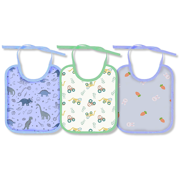 Kit babador impermeável com 3 unidades