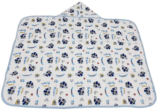 Toalha de Banho bebê Mickey 70x90cm com Capuz