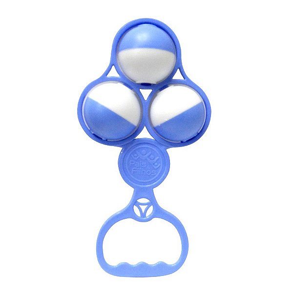Chocalho de Bola Azul para Bebe