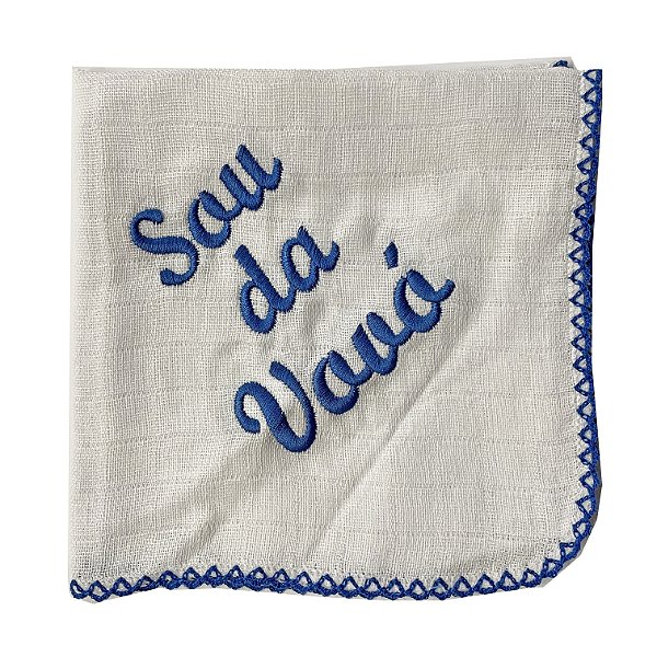 Kit 5 Fralda de Boca Bordada "eu Sou da Vovó" 33x33