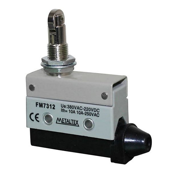 FM7312 | Chave Fim de Curso - Atuador Rolete P/ Painel 90º Base | Metaltex