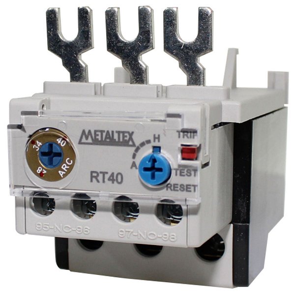 RT40-40A | Relé Térmico - 28-40a  P/ Ct32 a 40 | Metaltex