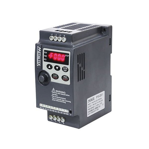 IF10-203-1 | Inversor de Frequência 3.cv -220v Mono | Metaltex