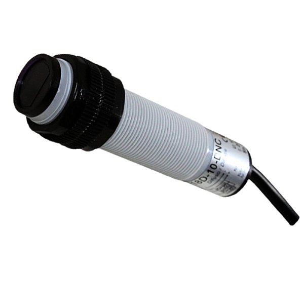 P18D-10-DNC | Sensor Fotoelétrico Difuso Npn - 1na+1nf - Distância Sensora: 10cm (12v - 24v) | Metaltex