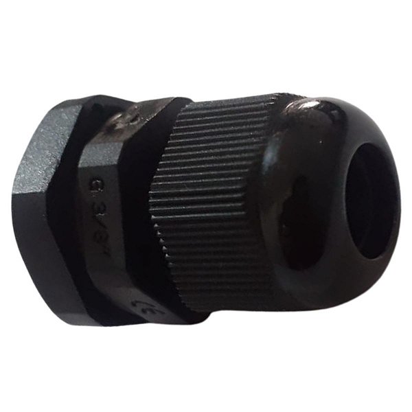 CH-B3-8-10-P | Prensa Cabo Bsp 3/8pol. Preto | Metaltex