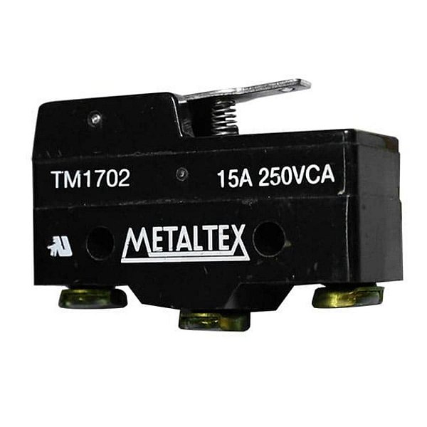 TM1702 | Chave Fim de Curso - Atuador Alavanca Curta | Metaltex