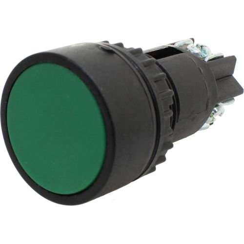 T2PBG-1C-M | Botão 22mm 1 Reversível - Verde | Metaltex