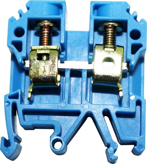 MTB10EN-AZ | Borne Conector de Passagem 10mm - Azul | Metaltex