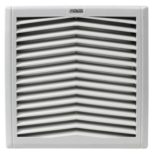 FV-172 | Protetor Grelha para Ventilador 172mm - Cinza Claro C/ Filtro | Metaltex