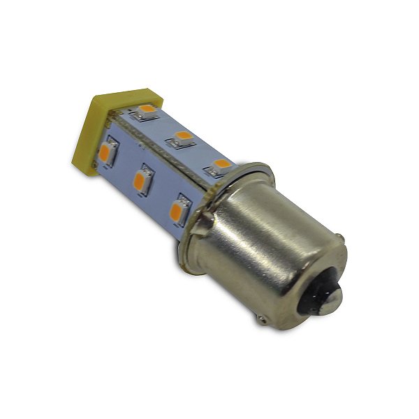 S15-L57O | Led P/soquete Ba15s 24v - Laranja | Serve para Torres Tpsl4/Tpss6/Tpsf6/Tpws | Metaltex