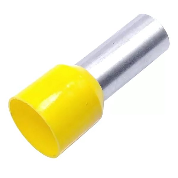 E25-16-YELLOW | Terminal Ilhós Pré-isolado 25mm² - Amarelo (1-Peça) | Penzel