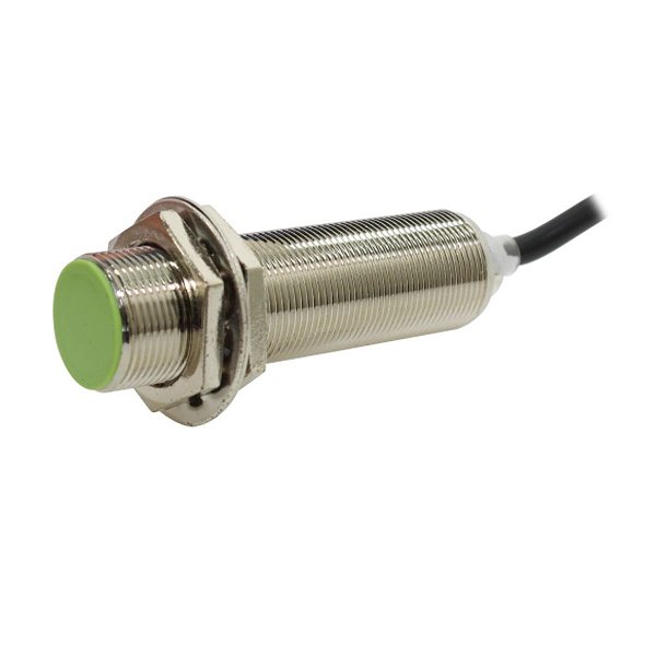 I18-5-CPC | Sensor Indutivo Faceado M18 - Sn: 5mm - Pnp (12v - 24v) 4 Fios - 1na + 1nf | Metaltex | Mod. Antigo I18-5-DPC