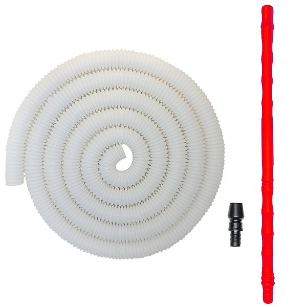 Mangueira Lavável Blackhose Refil Branco e Piteira Vermelha