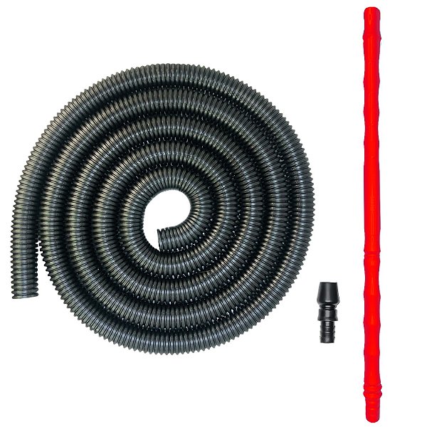 Mangueira Lavável Blackhose Refil Preto e Piteira Vermelha