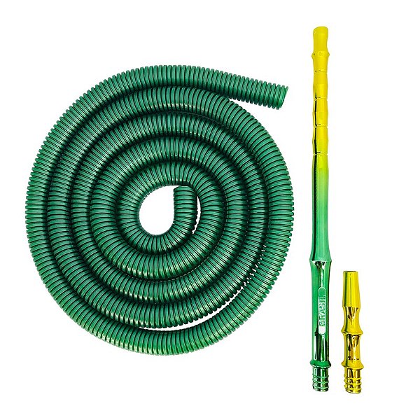 Mangueira Lavável Blackhose Refil Verde Ponta Verde E Dourado
